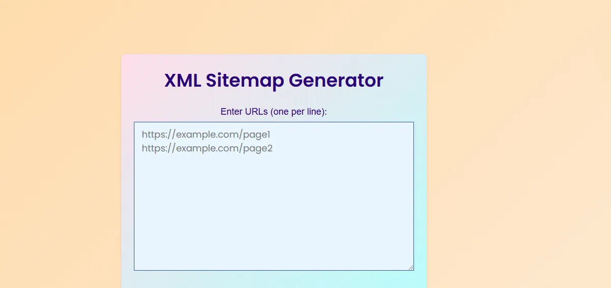 Free XML Sitemap Generator Tool 2025 - Boost SEO with Organized Sitemaps | Flexitools.io